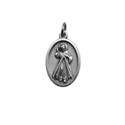 Medalha Rainha da Paz 25 mm Oval Resinada - Medjugorje
