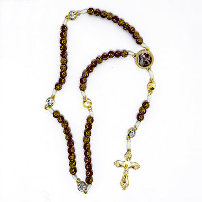 Terço Santa Teresinha no Saquinho Estampado