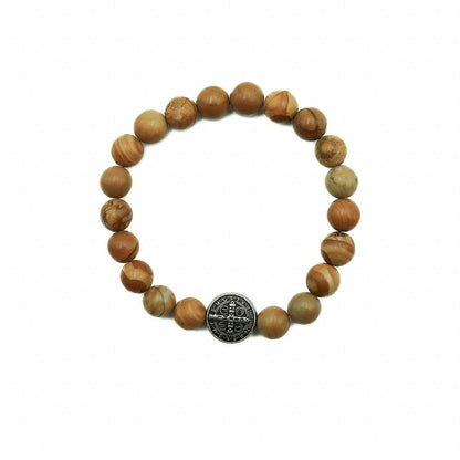 Pulseira São Bento (Pedra Natural)