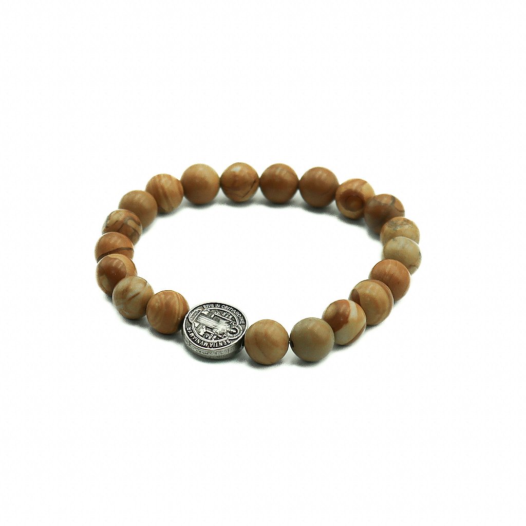 Pulseira São Bento (Pedra Natural)