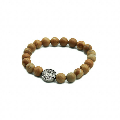 Pulseira São Bento (Pedra Natural)