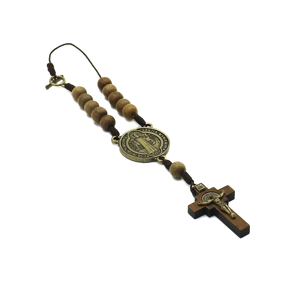 Adorno de Carro Dezena São Bento Imbuia