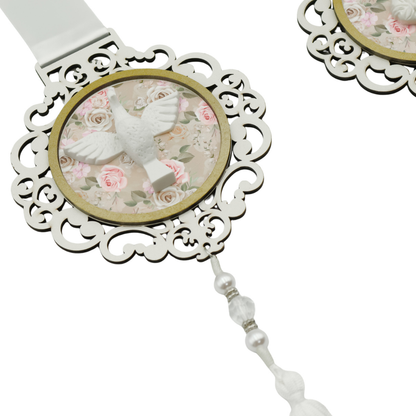 Escapulário de Porta - Espirito Santo e Sagrada Família