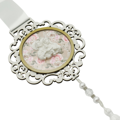 Escapulário de Porta - Espirito Santo e Sagrada Família