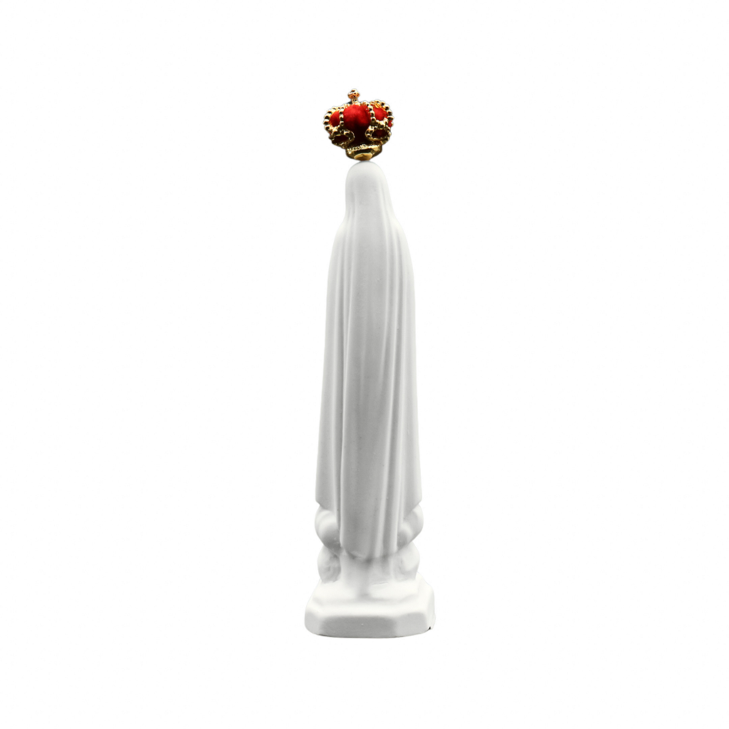 Nossa Senhora de Fátima 14 cm Branca