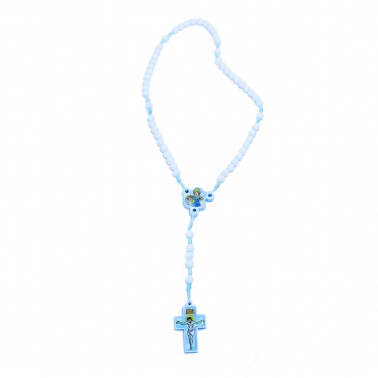 Terço Infantil Anjo da Guarda - Azul