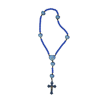 Terço com bolsa de tecido e zíper - nossa senhora das Graças