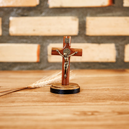 Cruz 7 cm - Pedestal Redondo