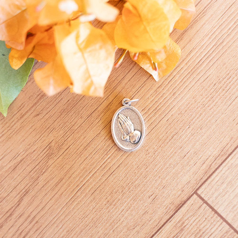 Medalha Santa Teresa de Ávila e Mãos - Italiana