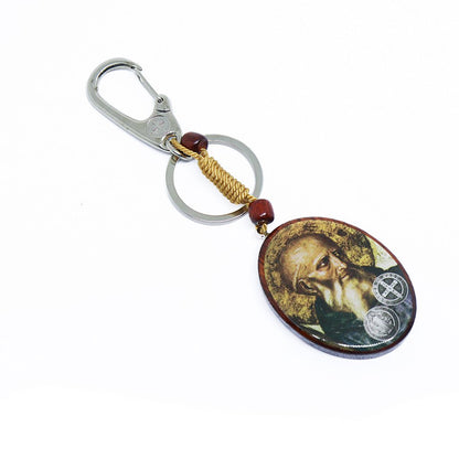 Chaveiro Oval Com Mosquetão - São Bento