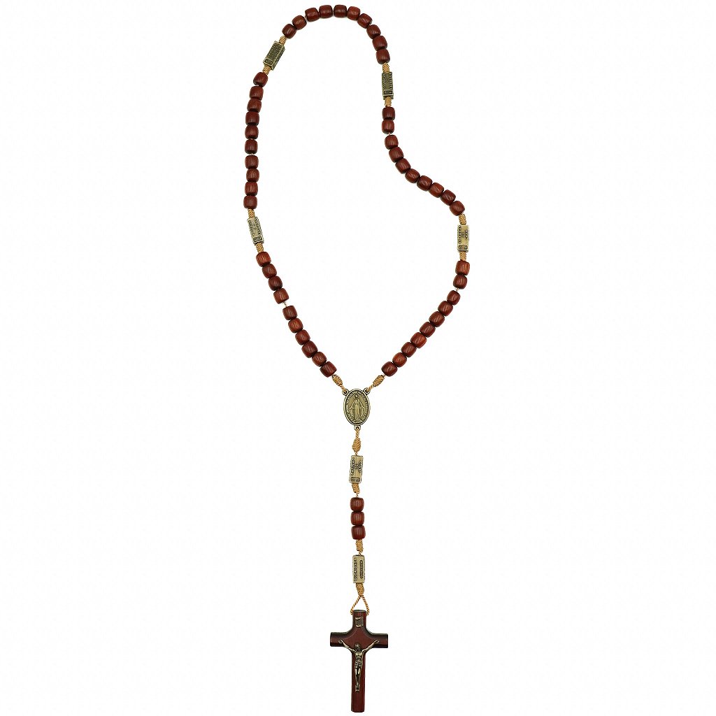 Terço dos Mistério do Rosário Nossa senhora das Graças 10 mm