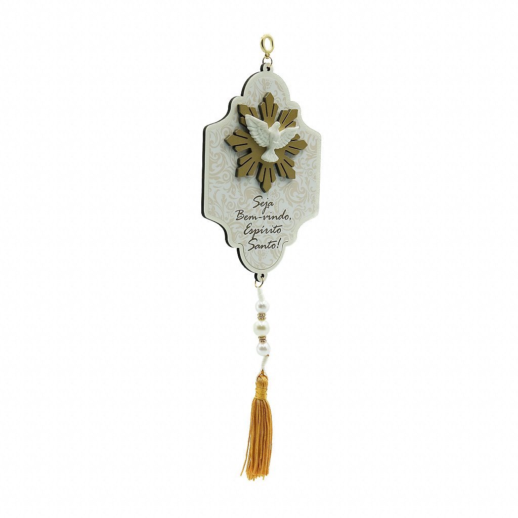 Adorno de Parede Espírito Santo de Resina
