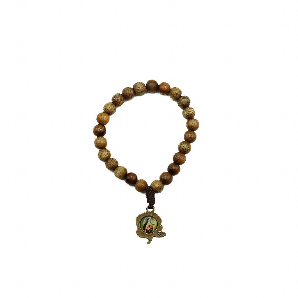 Novena das rosas de Santa Teresinha em madeira