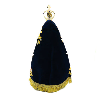 Nossa Senhora Aparecida 25 cm com manto e coroa