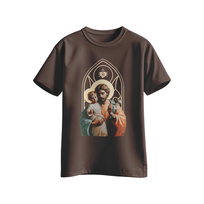 Camiseta de São José Marrom