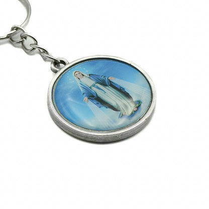 Chaveiro Medalha Resinado - Nossa Senhora das Graças