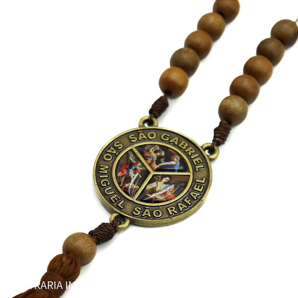 Adorno de Carro Dezena dos Arcanjos Com Tassel