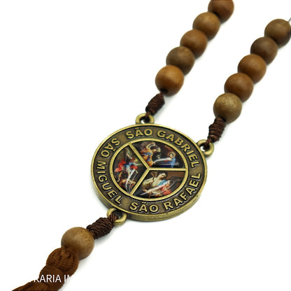 Adorno de Carro Dezena dos Arcanjos Com Tassel