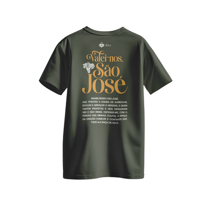 Camiseta de São José Verde Musgo