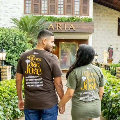Camiseta de São José Verde Musgo