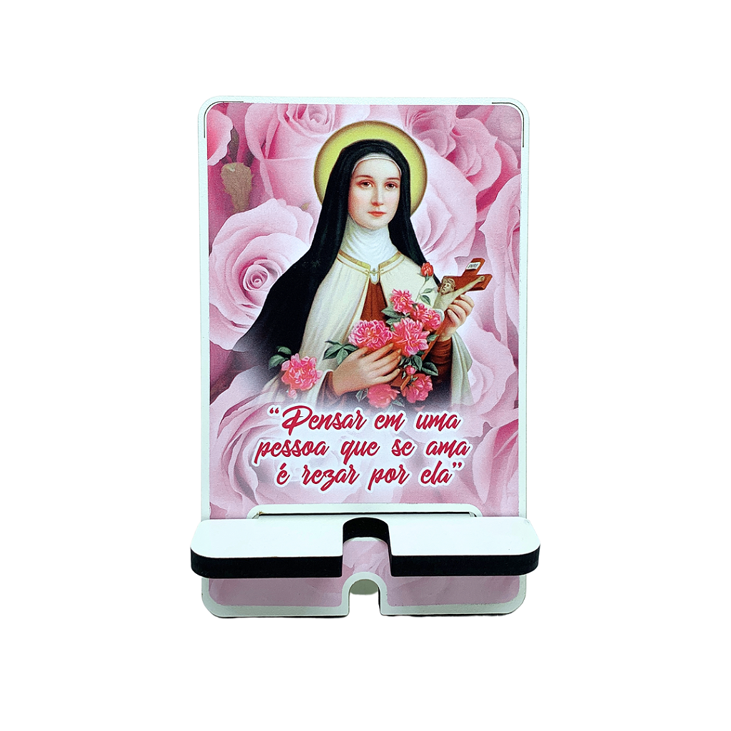 Porta Celular de Mesa Santa Teresinha