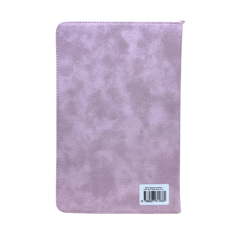 Bíblia Ave-Maria Stryke Rosa Letra Maior