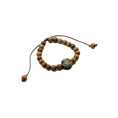 Pulseira Madeira São Miguel Arcanjo