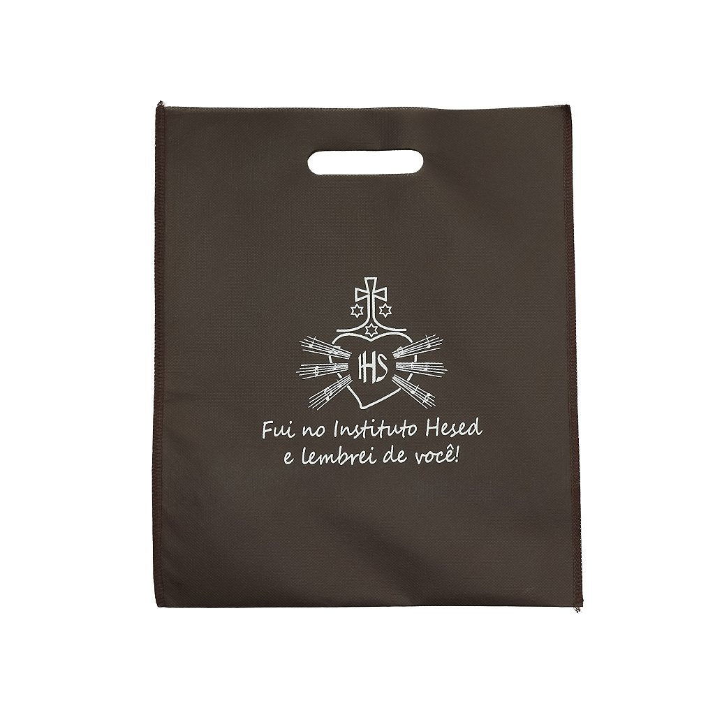 Saquinho TNT presente 29x34 - Marrom Escuro (M)