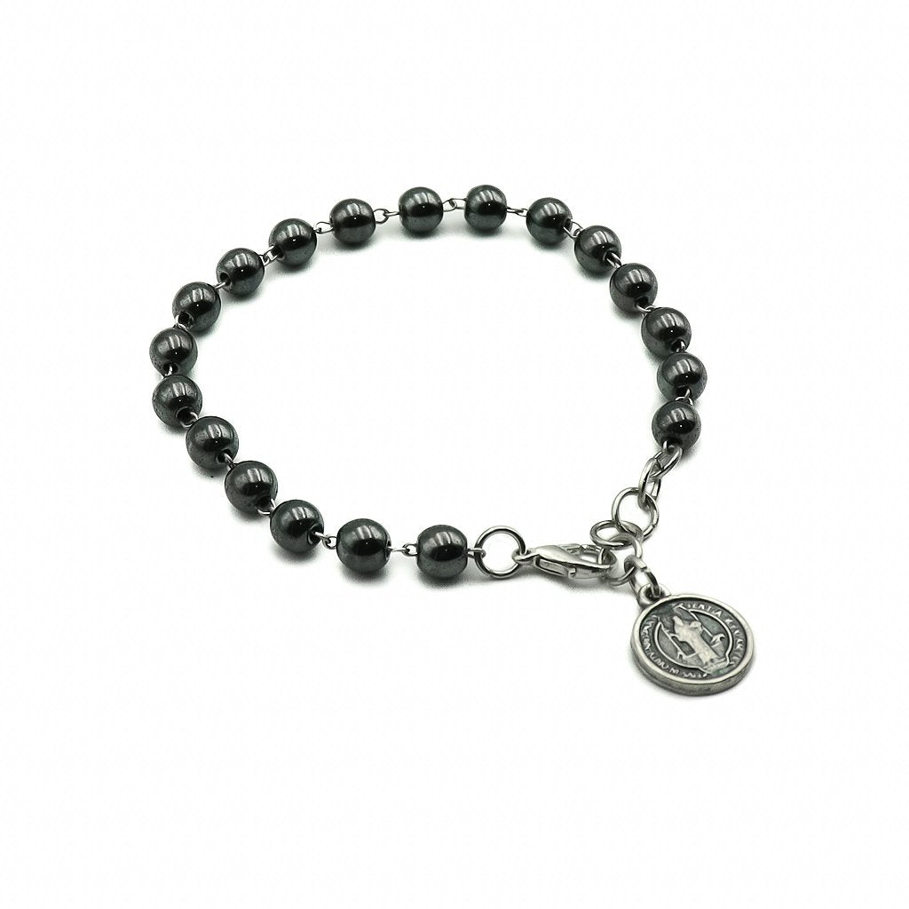 Pulseira hematita São Bento
