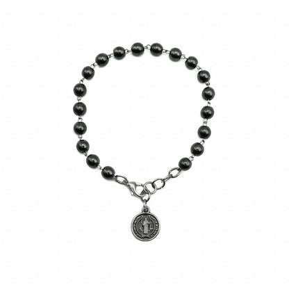 Pulseira hematita São Bento