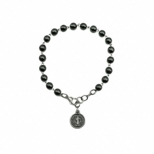 Pulseira hematita São Bento