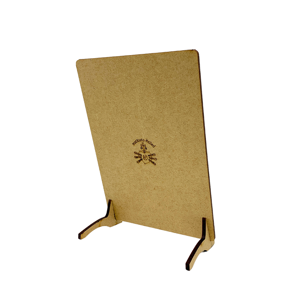 Quadro de São Miguel em MDF - 14x20 cm