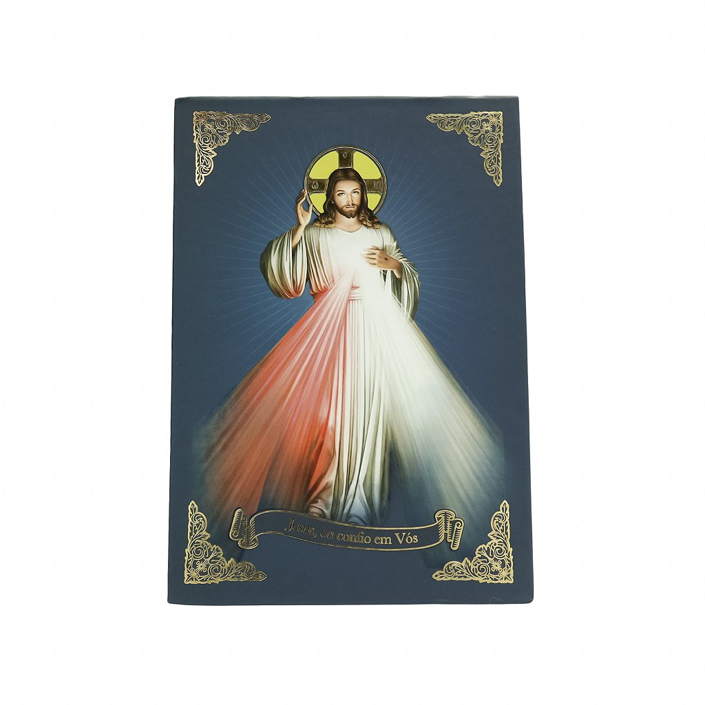 Quadro de Mesa Jesus Misericordioso 20x14cm - Instituto Hesed