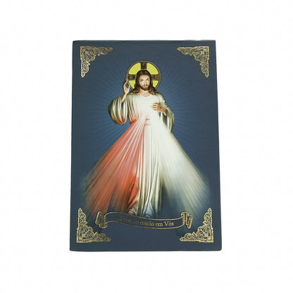 Quadro de Mesa Jesus Misericordioso 20x14cm - Instituto Hesed