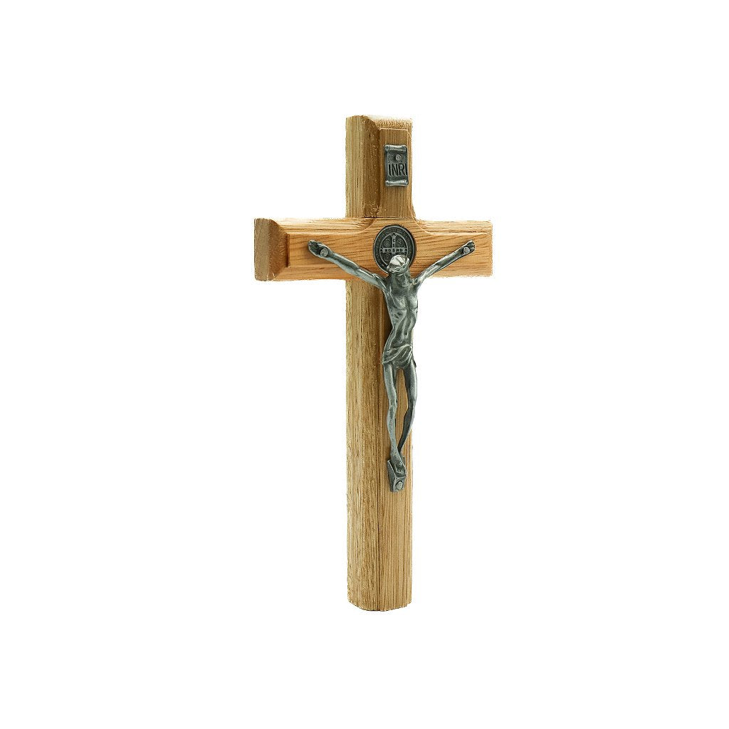 Cruz de Mão 17 cm - Prata Velha