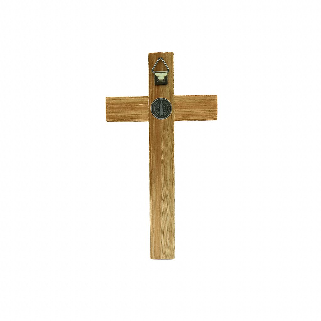 Cruz de Mão 17 cm - Prata Velha
