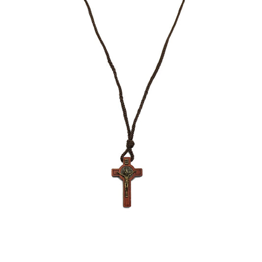 Cordão Crucifixo pequeno São Bento OV