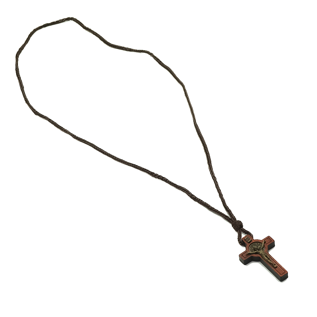 Cordão Crucifixo pequeno São Bento OV