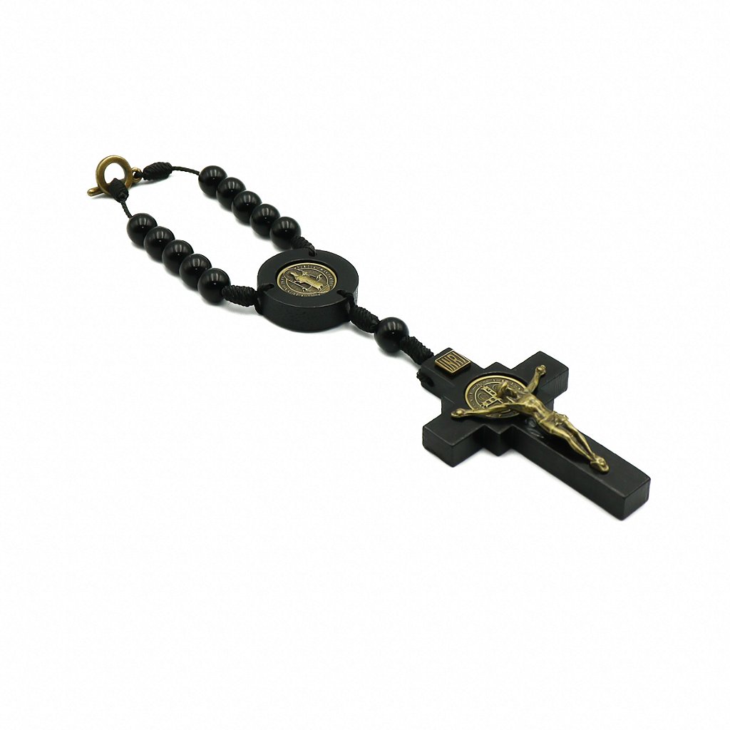 Adorno Para Carro Preto São Bento Cruz