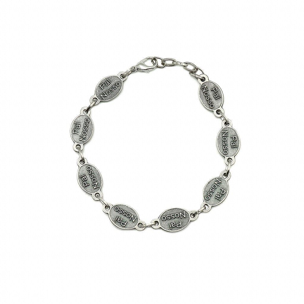 Pulseira Prata Velha Devoções - Níquel