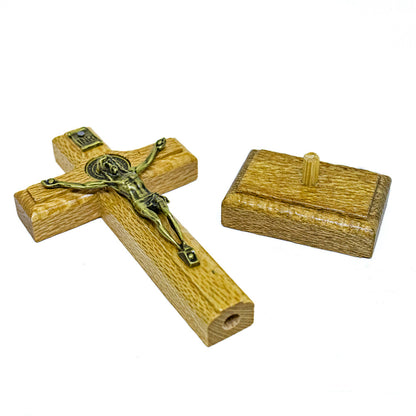 Cruz de Mesa 12 cm - Ouro Velho