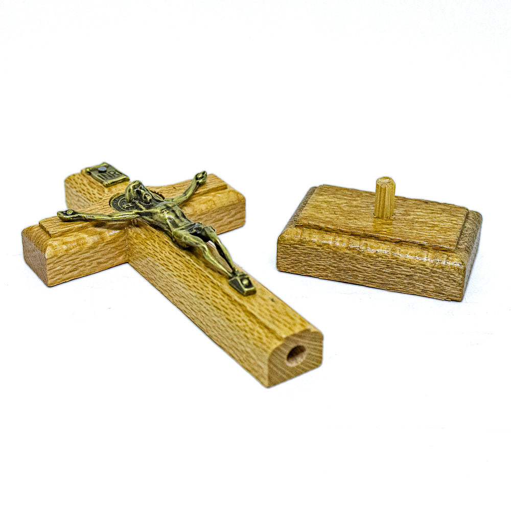 Cruz de Mesa 12 cm - Ouro Velho