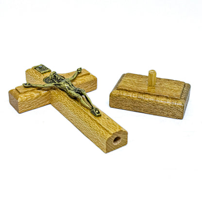 Cruz de Mesa 12 cm - Ouro Velho