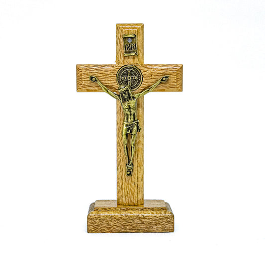 Cruz de Mesa 12 cm - Ouro Velho