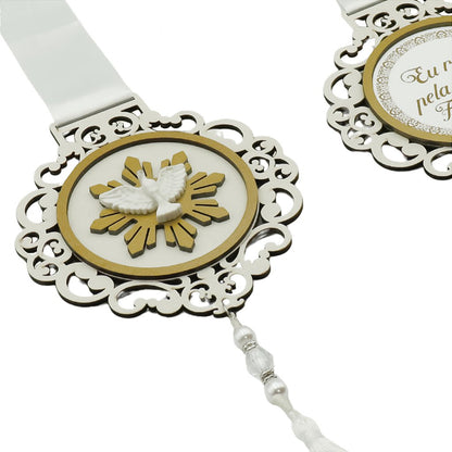 Escapulário de Porta - Espírito Santo com Frase