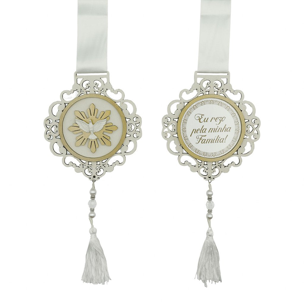 Escapulário de Porta - Espírito Santo com Frase