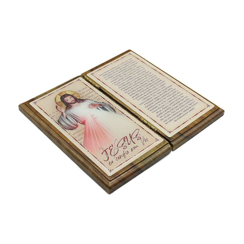 Quadro de Mesa Jesus, Eu confio em Vós