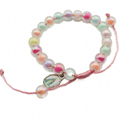 Pulseira Infantil regulavel Furtacor 8mm - Nossa Senhora Aparecida