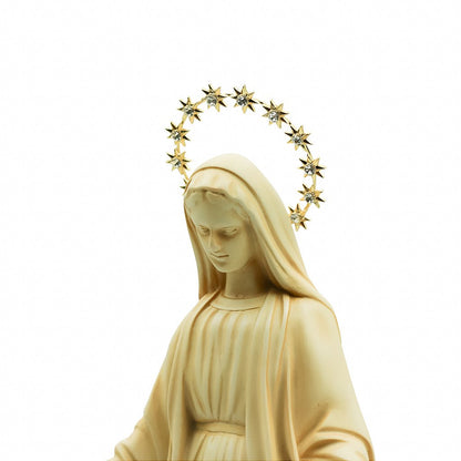 Imagem Nossa Senhora Graças 32cm Resina Marfim