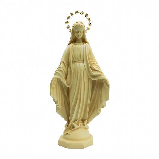 Imagem Nossa Senhora Graças 32cm Resina Marfim